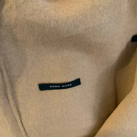 ZARA Oversized Double-Breasted Coat Sz S in Camel - Picture 7 of 8